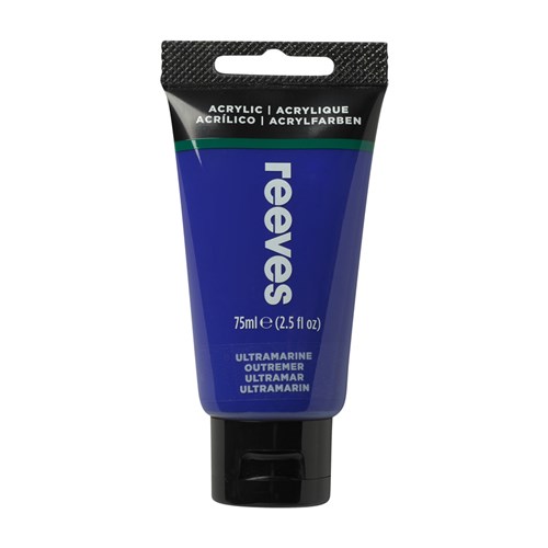 505002 - REEVES ACRYLIC ARTIST PAINT 75ml Ultramarine